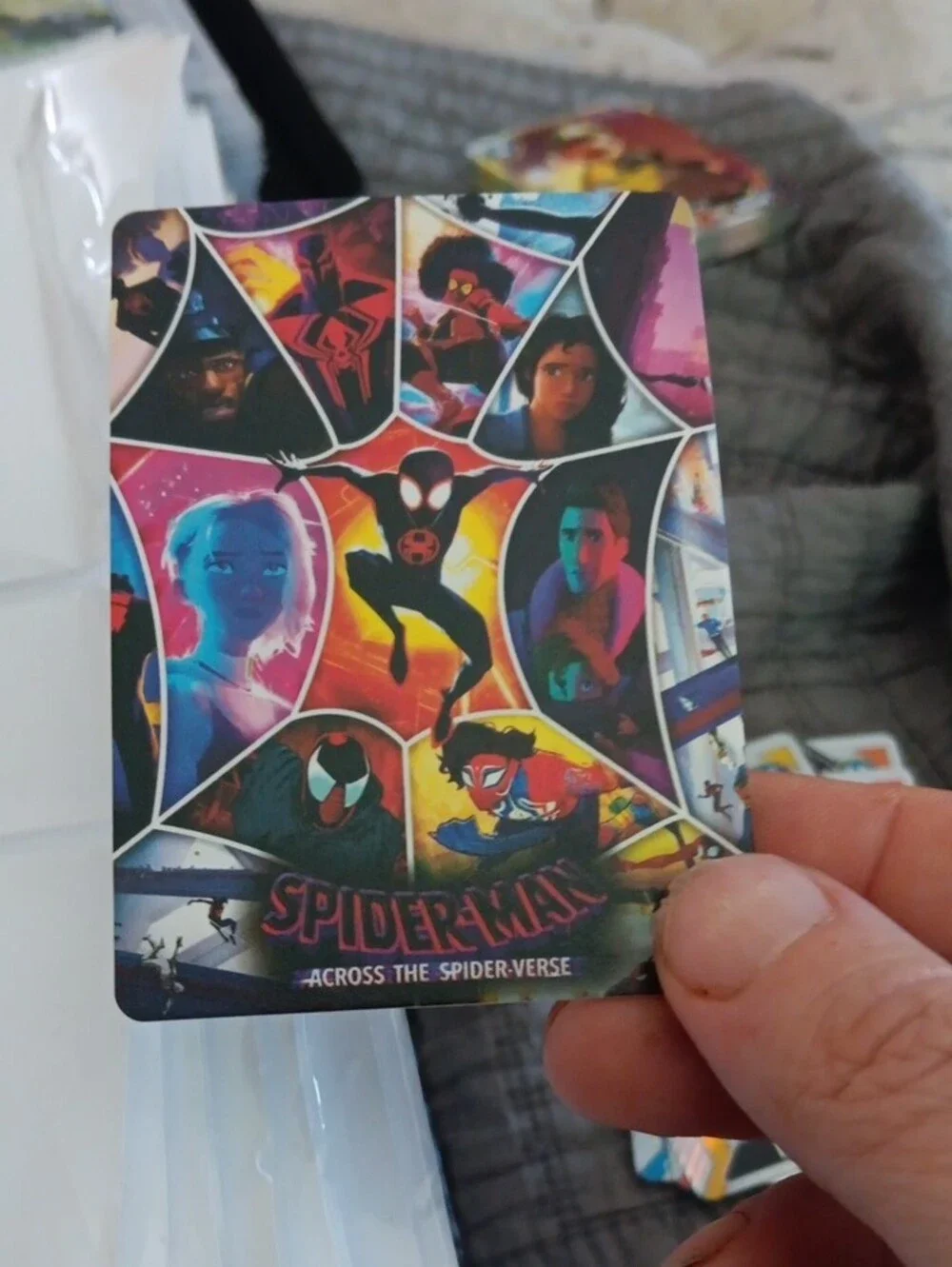 Marvel Spider-Woman Trading Card - Pink, Yellow, Black